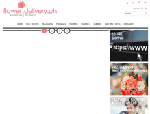Tablet Screenshot of makatiflowerdelivery.com